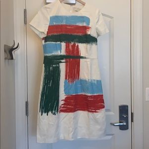 Lands’ End Abstract Colorful Dress